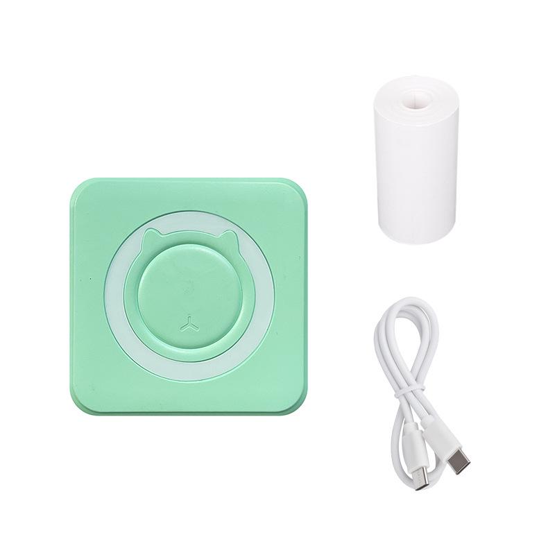 Cross-border Student Pocket Mini Inkless Photo Printer for Data Label and Question Search
