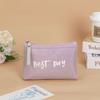 Japan-Korea Canvas Cosmetic Clutch: Travel-Size Lipstick & Phone Organizer