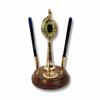 20.32 Cm Telegraph Desk Pen Stand for Modern Office Made with Brass In Shiny Brass Finish, Collectibles, Decorative, Gift
