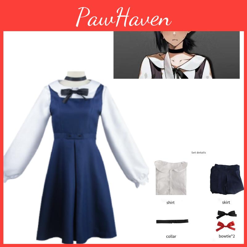 Exquisite East Mountain Little Red Cosplay Costume In Blue And Black