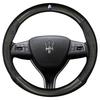 Luxury Genuine Leather Steering Wheel Cover for Ghibli, Levante, and President Models