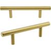 6 pack Modern Stainless Steel Cabinet Pulls, Durable Kitchen Drawer Handles Hardware for Home Furniture