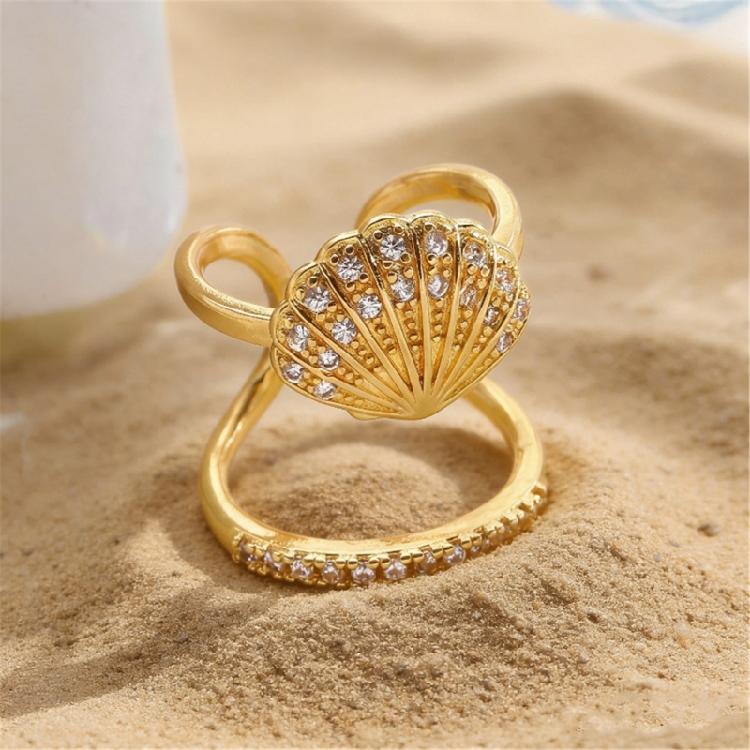 5Pieces Trendy Nail Opening Rings with Ocean Theme Nail Rings Stainless Steel Texture for Nail Accessories and Gifts