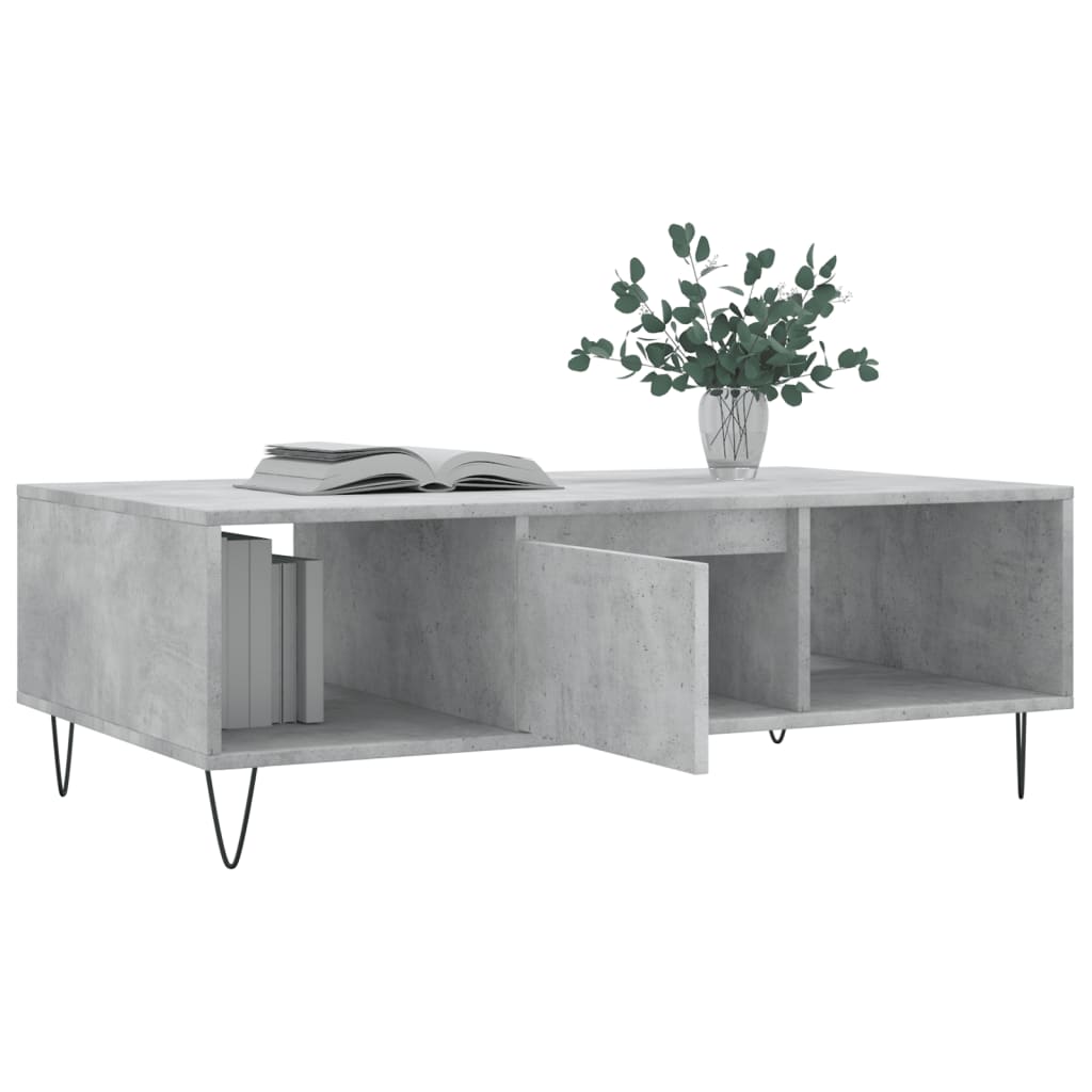 Coffee Table, Concrete Grey, 104x60x35 Cm