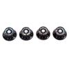 4x Knobs for Electric Guitar Black/Shell Color #2