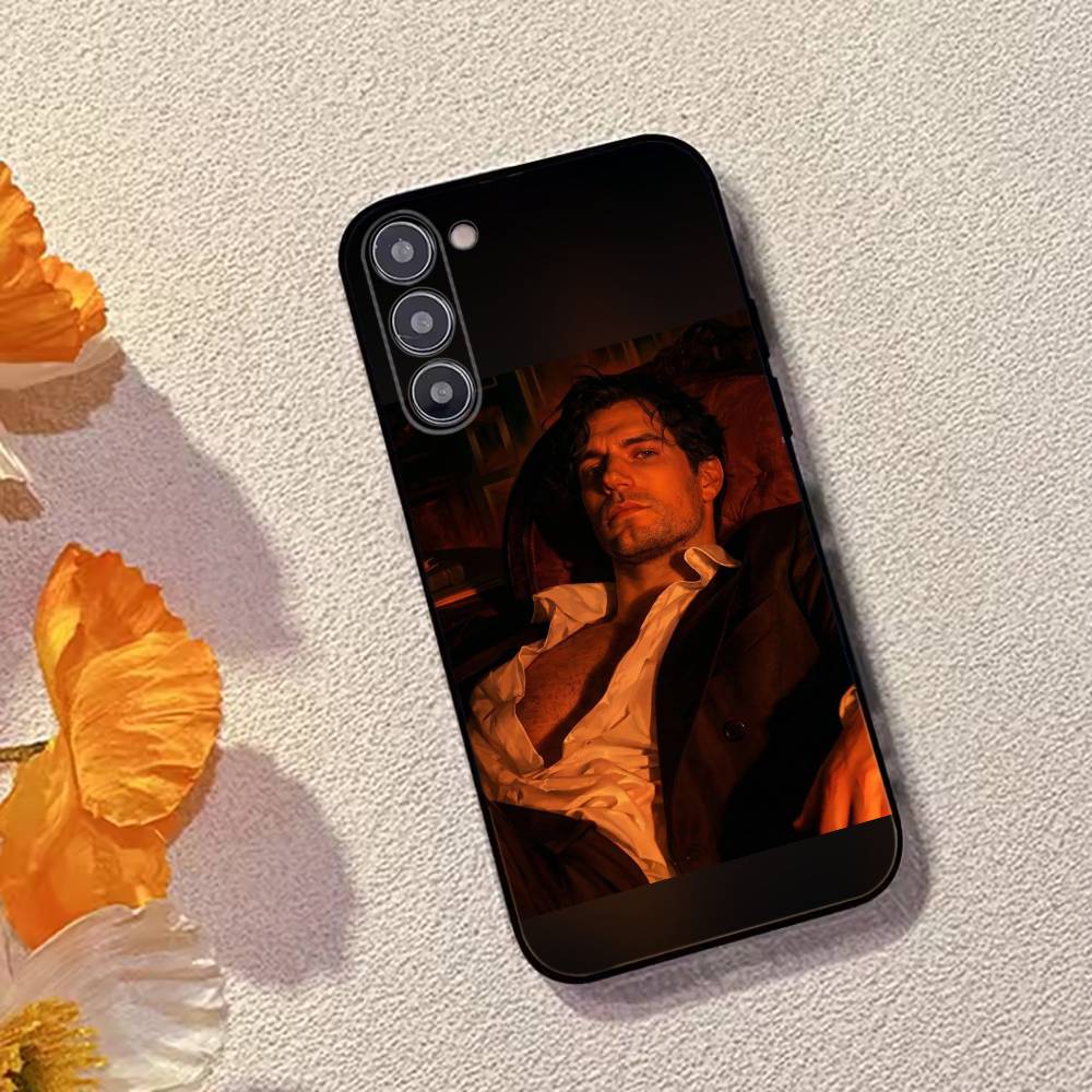 

Actor H-Henry C-Cavills Phone Case For Samsung Galaxy A73,A72,A71,A70,A53,A52,A51,Soft Silicone Black Cover Samsung a20s