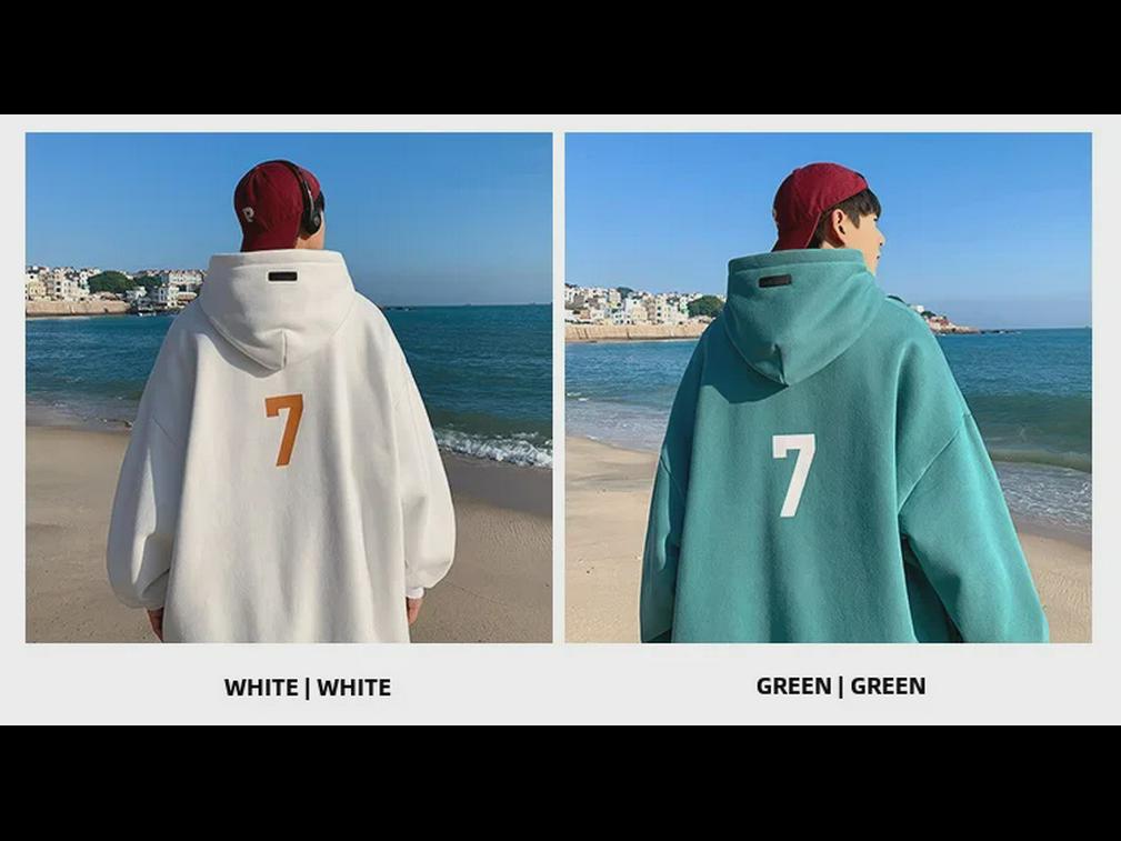 Ανδρική Γκρι Βαριά Φούτερ με Κουκούλα - Μοντέρνο Φαρδύ Hip-Hop Μπουφάν για Φθινόπωρο/Χειμώνα 2022