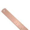 Thickened Copper Straight Ruler 0 150mm Mini Copper Ruler Drawing AccessoryCopper 15cm Scale 1.5mm Thick