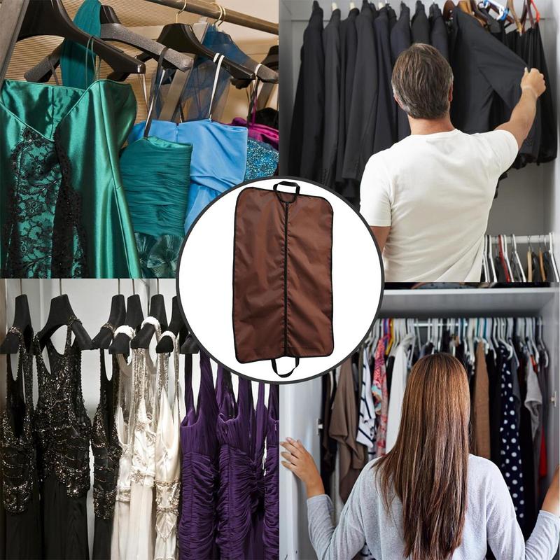 Garment Bags For Dance Costumes Portable Dust-Proof Suit Bag Oxford Cloth Suit Bag Suit Cover Protector For Shirt T-Shirt Skirt