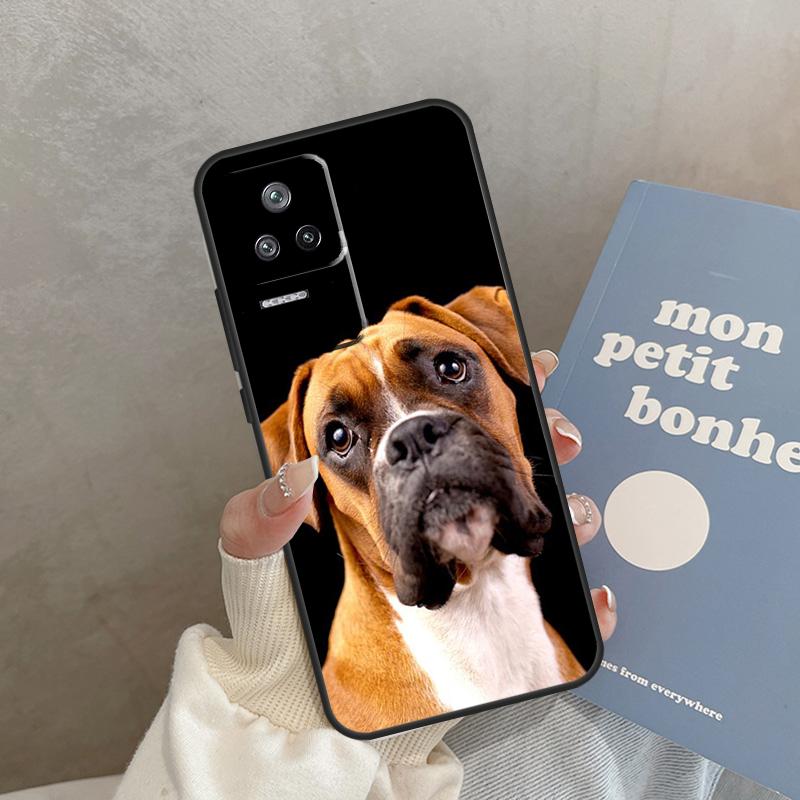Boxer Dog Case For POCO F5 X5 Pro X3 F4 X4 GT F3 M4 C40 M5 Cover For Xiaomi 13 12 11 Lite 11T 12T Pro