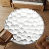 1pc Golf Ball Texture Round Chair mat office Area Rug - Non-Slip, Floor Mat for Office, Bedroom, Ideal home decor gift p0105099
