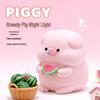 Cross-Border Little Pig Silicone Sleep Lamp: Soft, Eye-Friendly Bedside Night Light