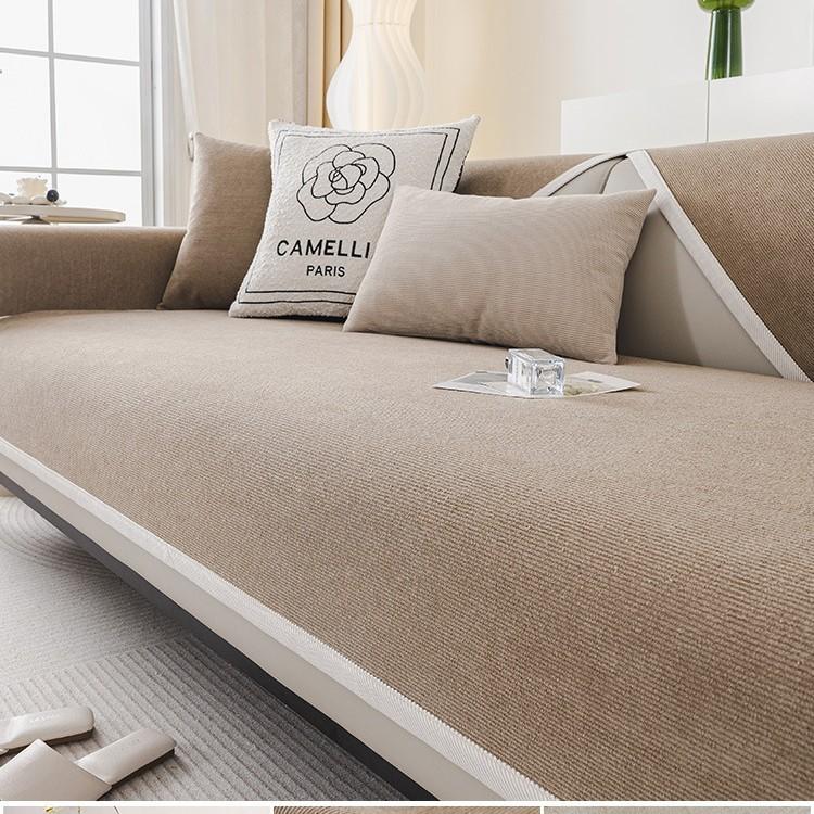 

Waterproof Urine-Proof Sofa Cushion, Universal In All Seasons, Non-Slip And Dirt-Resistant Pet Seat Cushion, Solid Color Anti-Cat Scratch Sofa Cover 70*70cm