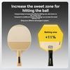 Racchetta da Ping Pong a 5 Strati Legno Puro Base da Ping Pong Nuova Racchetta da Ping Pong