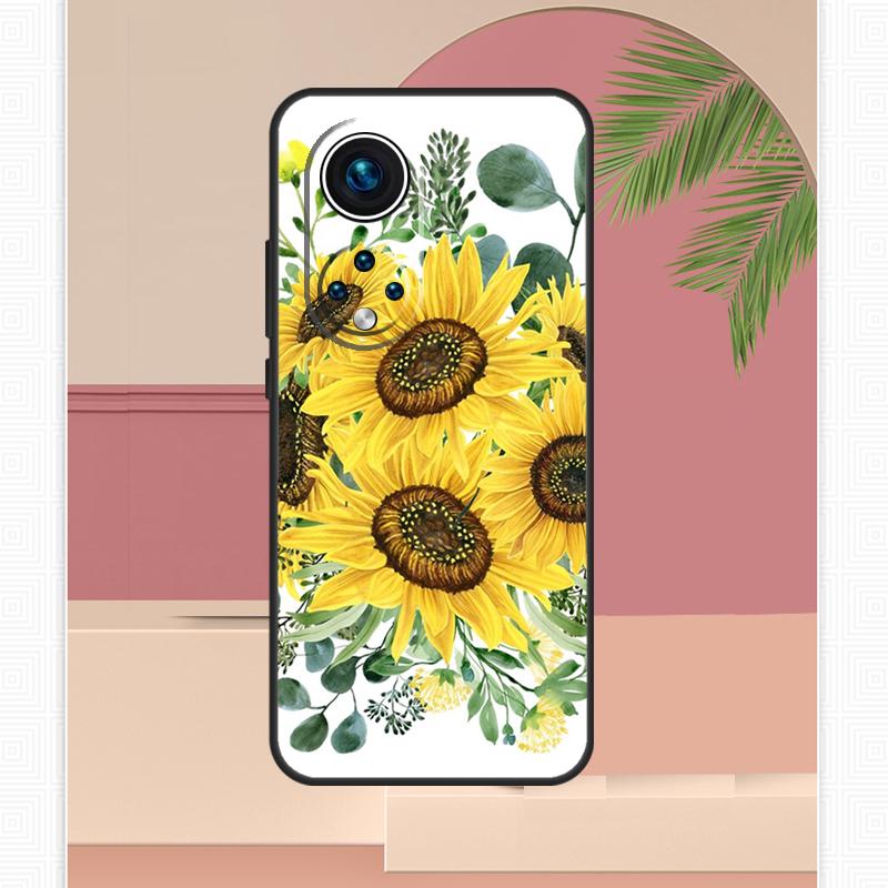Summer Daisy Sunflower Floral Case For Honor Magic 5 6 7 8 Pro Honor 400 Lite 200 X9c X9b X9a X8b X8a X8c 50 70 90 Cover