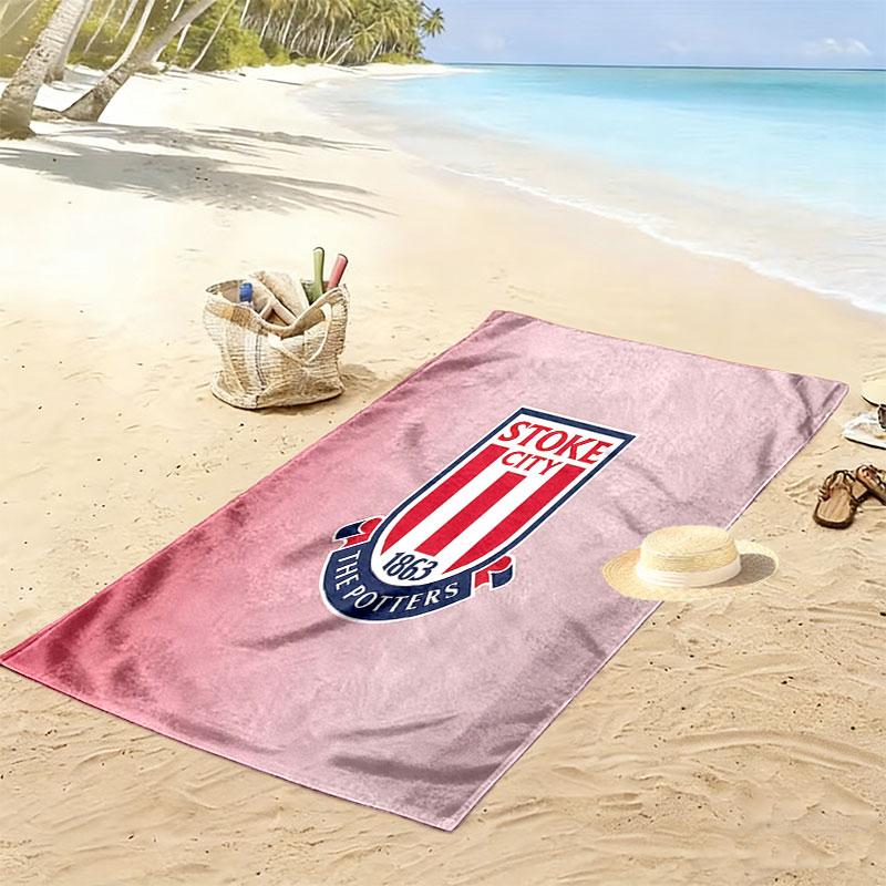 STO Logo Beach Towel, Large Soft Quick Dry Towel for Beach Camping Swimming