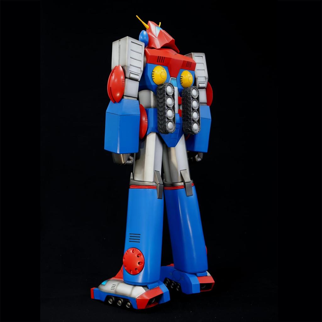 Chodenji Robo Combattler V Kit Mega Vinyle Souple Édition Réédition Environ 50 cm de Haut Vinyle Souple Kit d'Assemblage Non Peint Non Échelle