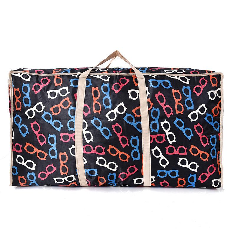 Satin Foaming Quilted Cotton Travel Bag: Large, Waterproof Oxford Cloth Organizer.