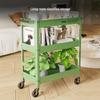 Deli Metal Rolling Storage Cart