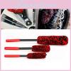Kit Profissional 3 Peças Escovas para Limpeza de Rodas de Carro Material de Fibra Superfina
