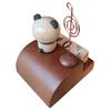 Handcrafted Panda Wooden Music Box and Calendar Stand – Multifunctional Gift and Ornament