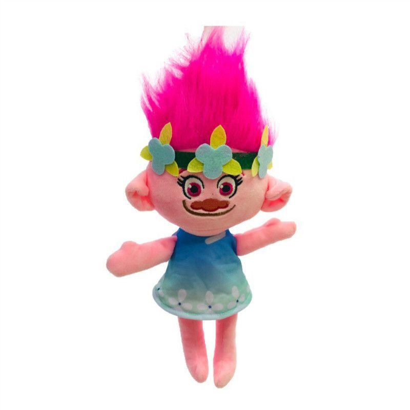 Dreamworks Movie Trolls World Tour Poppy Branch Barb Plush Doll Soft Toy Perfect For Kids