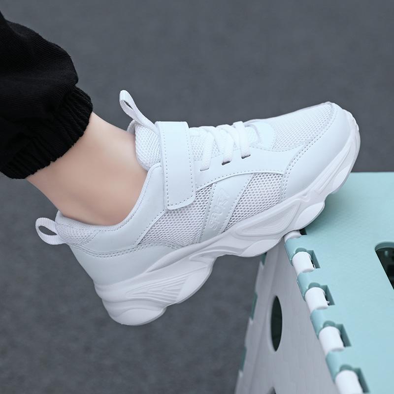 2025 Children Fashion Sports Shoes Breathable Boys Black School Walking Shoes Non Slip Kids Girls Casual Running Sneaker