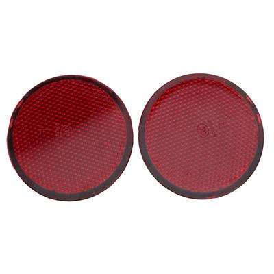 2 x runder Heckstoßstangenreflektor, rot, Automodifikation, passend für Nissan QASHQAI 2007?2015