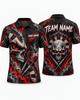 Unisex womenCustom Darts Polo Shirt Men Personalized Team Name 3D Printed Short Sleeve Breathable Sports Jersey for Tournament Training