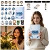 2D Flat Acrylic with Hanging Ornaments, Airplane Box Packaging, Collectible Pendant Set for Display and Decoration