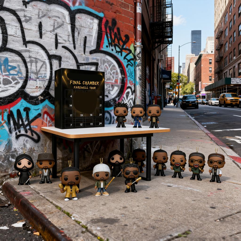 2D Plane+airplane Box +24PC+ Clan Hip-hop Advent Christmas Countdown Box Calendar