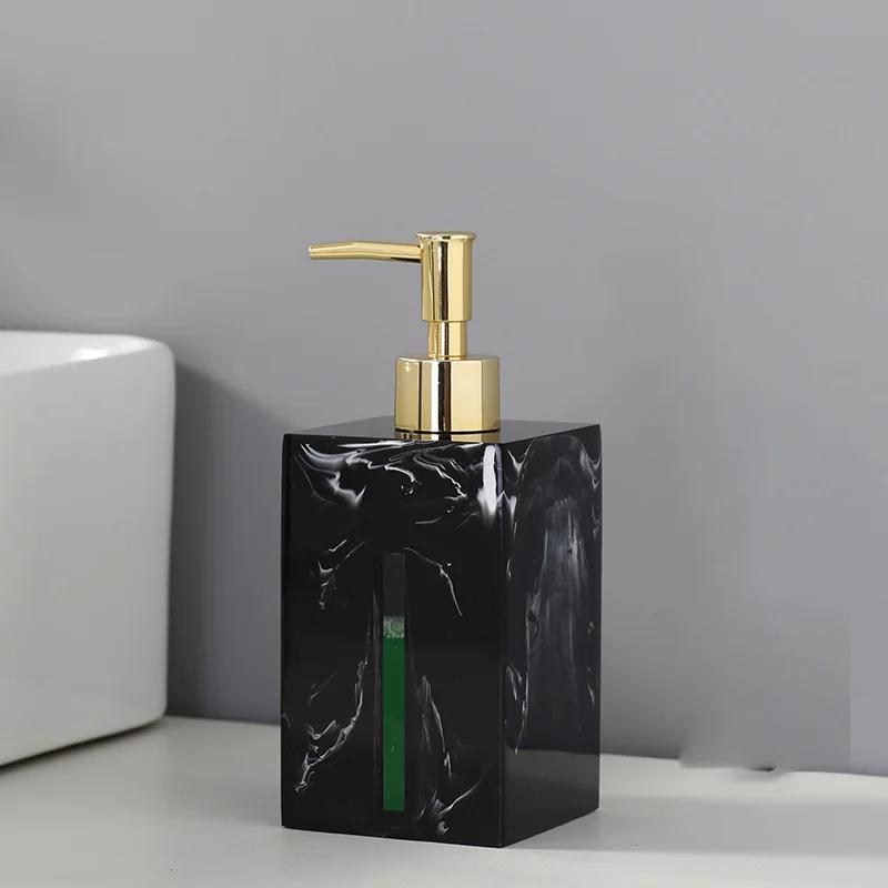 500ml marble soap dispenser ceramic bathroom shower gel shampoo bottle press lotion bottle bathroom accessories