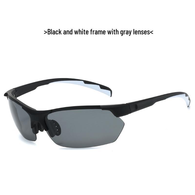 TR1053 Ultra-light Polarized Photochromic Cycling Sunglasses - Anti-UV, Strong Light Protection