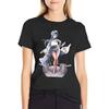 Blue Hair Naval Anime Girl T-Shirt