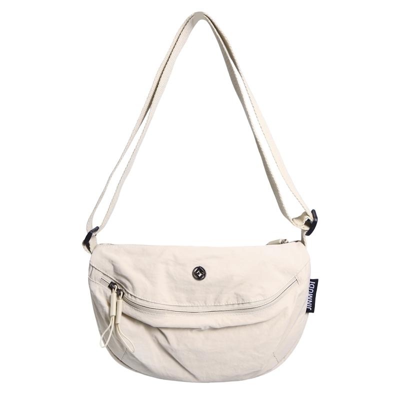 Geantă de umăr ușoară impermeabilă, culoare uni, unisex, geantă crossbody, nailon, ușoară, geantă hobo