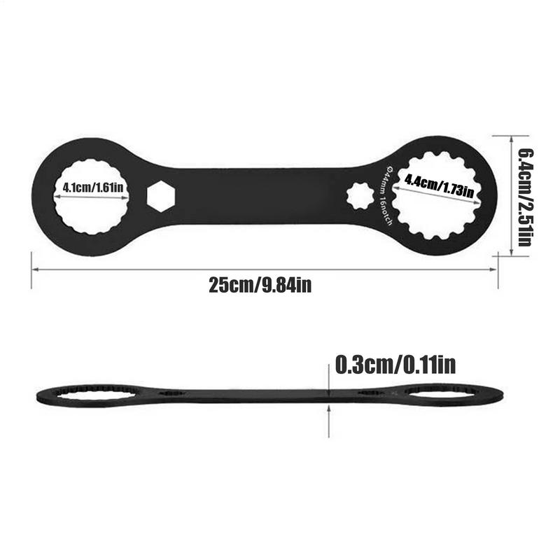 Bottom Bracket Tool Bicycles Mountain Bike Aluminum Alloy Bb Wrench High-Strength Spanner Crank Repair Maintenance Accessories