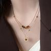 Elegant Brown Sunflower Choker Necklace Trendy Jewelry Gifts 