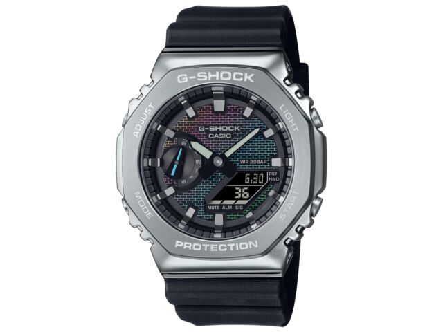 

Casio G-SHOCK GM-2100RW-1AJF Rainbow Brick Wall Series Аналоговые цифровые мужские часы