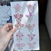 Princess Makeup Tassel Stickers – Kids' Ancient Costume Eyebrow Decorations for Stage Performances