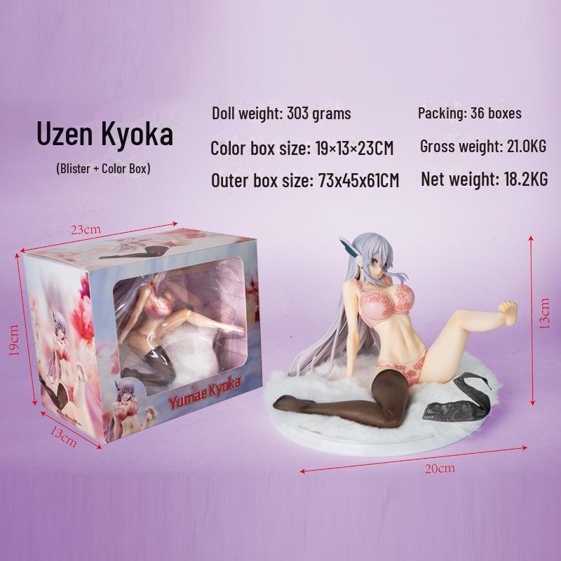 Elitní vojáci Magického města: Yuqian Jingxiang Ručně vyráběná Krásná Dívka Stolní Ozdoba