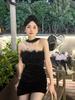 Black Tube Top, Rough Edge Dress, Women's Off-the-shoulder Hanging Neck, One-word Shoulder Slim and Thin, Hip-wrapped Short Dress, Small Dress.