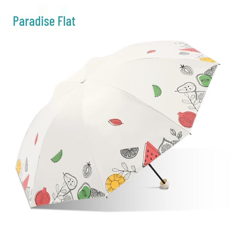 Tiangtang UV Protection 3-Fold Sun/Rain Umbrella