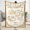 Mother's Day Love Letter Blanket Suitable for sofas,travel, living rooms also a good gift for friends and family Suitable for all seasons.