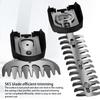 Cordless Grass Shear Rechargeable Shrubber Handheld Trimmer Electric Hedge Trimmer Electric Shrub Trimmer Blade Kit