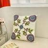 Embroidered Sunflower Pillow Cover 45x45cm Throw Pillow Case Home Textile Sofa Pillowcase  Cushions