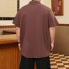 Modna, odprowadzająca wilgoć, miękka, wysokiej jakości, oddychająca męska luźna koszulka polo - odporna na zagniecenia, casualowa, sportowa, z krótkim rękawem, koszulka z kołnierzykiem