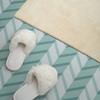 Self-adhesive Vinyl Panel with a Pattern for the Living Room 100x50 Cm. Zigzag Stripes Pattern.