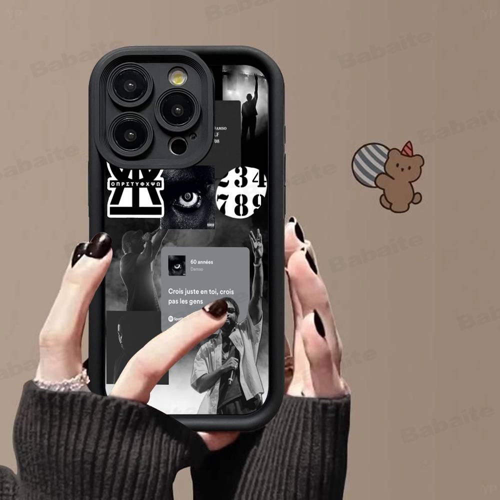 

Damso Rapper Phone Case For IPhone 16 15 14 Plus 13 12 11 17 Pro Max Pro Soft Cover iPhone 12pro max