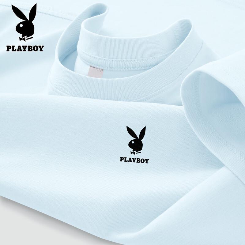 PLAYBOY Men's 2026 Loose Fit Cotton Short Sleeve T-Shirt