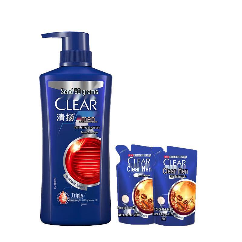 

Clear Men Anti-Dandruff Multi-Effect Hydrating Shampoo